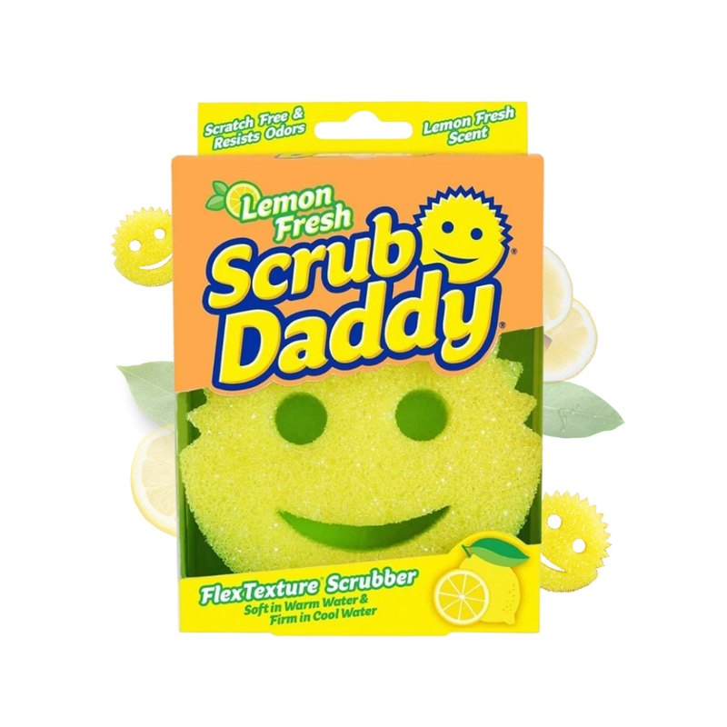 Scrub Daddy Lemon Fresh FlexTexture Scrubber